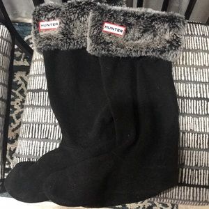 Hunter Tall Fleece Welly Boot Socks